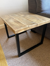 Load image into Gallery viewer, Handmade rustic coffee table
