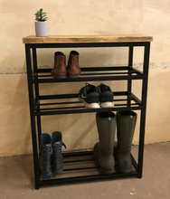 Load image into Gallery viewer, Handmade Welly Boot Storage
