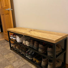Load image into Gallery viewer, Shoe Storage Bench

